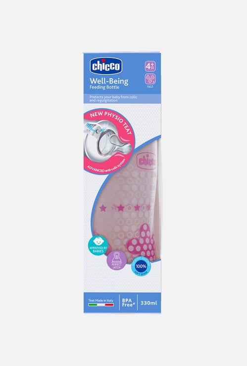 Chicco Well-Being Feeding Bottle - 330 ml