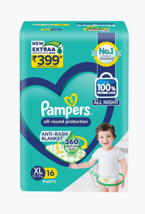 Pampers All-Round Protection Diaper Pants - Size XL - Pack of 16