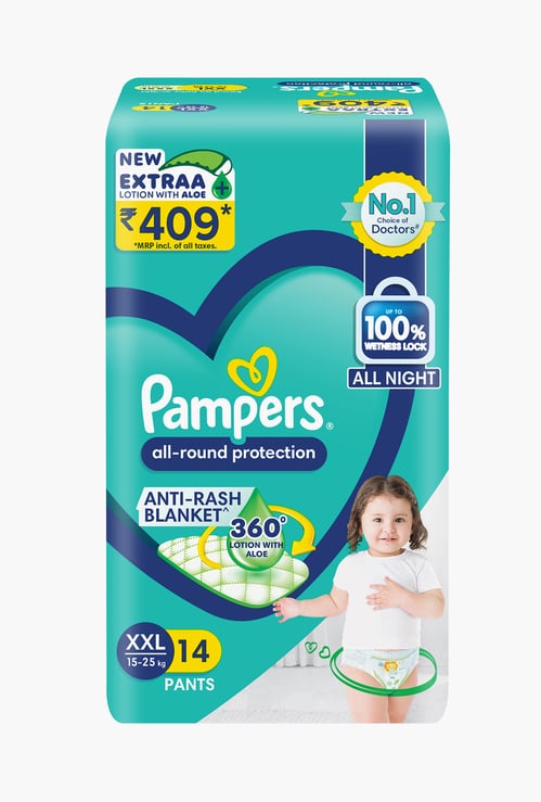 Pampers All-Round Protection Diaper Pants - Size XXL - 14 Pcs