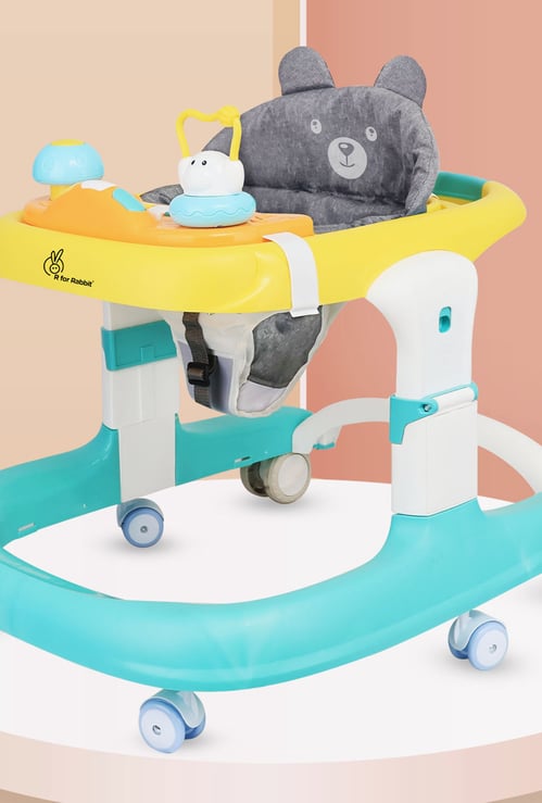 R for Rabbit Little Feet Sportz 2-in-1 Walker with Detachable Toy Bar and Meal Tray