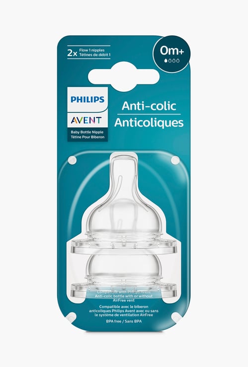 Philips Avent Anti-colic Teat - Pack of 2