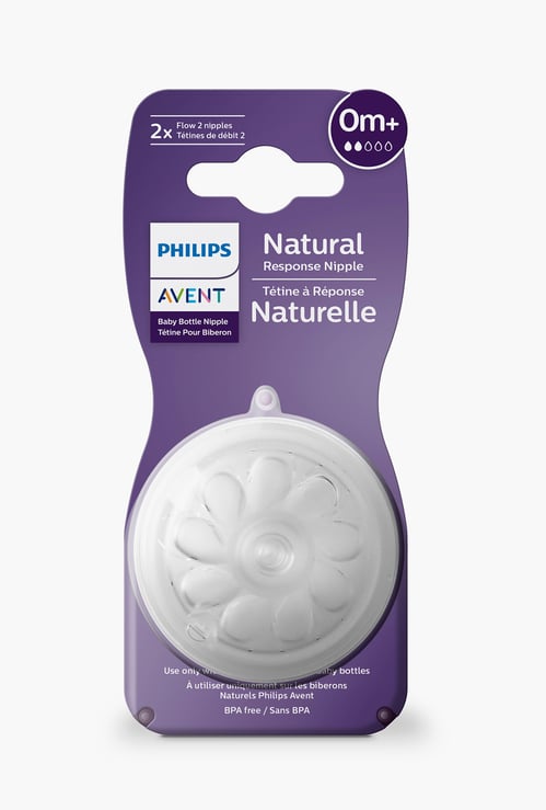 Philips Avent Natural Response Nipple - Pack of 2