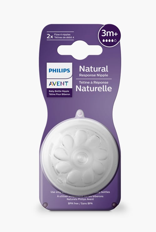Philips Avent Natural Response Nipple - Pack of 2
