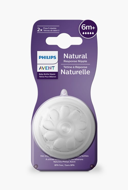 Philips Avent Natural Response Nipple - Pack of 2