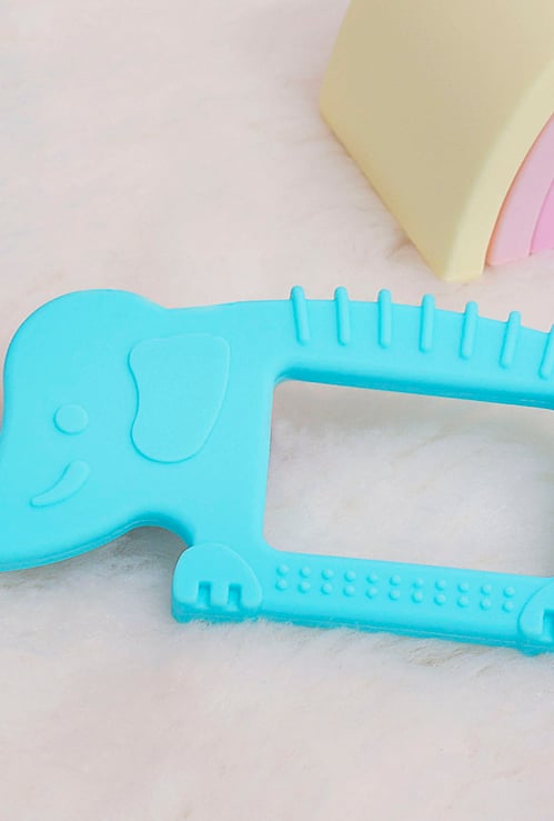 R for Rabbit Tiny Bites Safari Elephant Teether