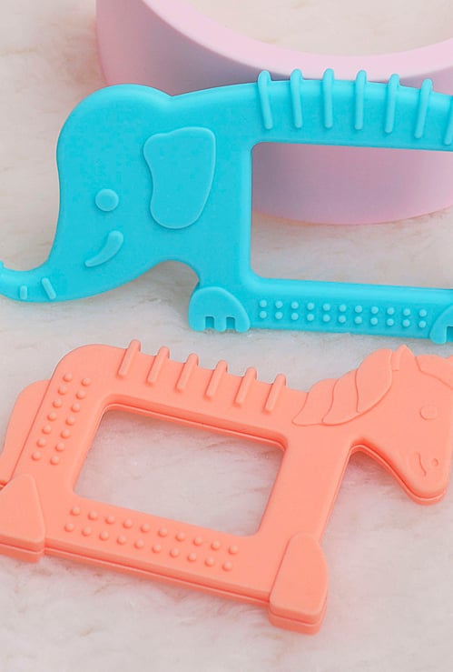 R for Rabbit Tiny Bites Safari Teether - Pack of 2