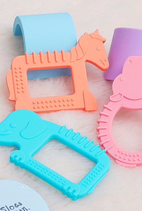 R for Rabbit Tiny Bites Safari Teether - Pack of 3
