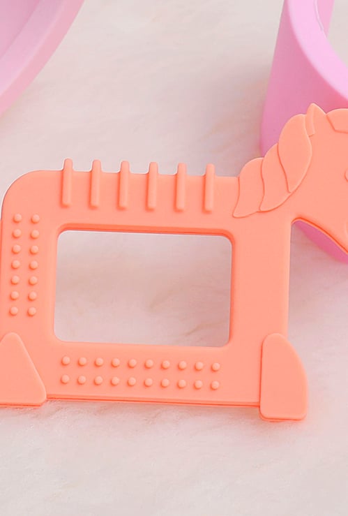 R for Rabbit Tiny Bites Safari Horse Teether