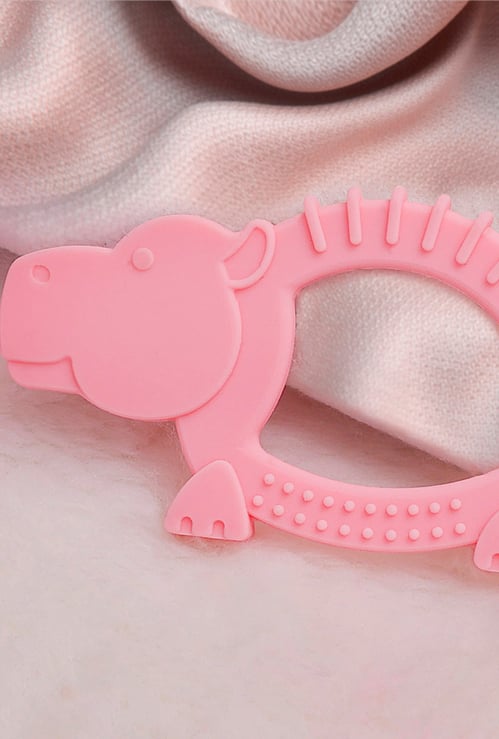 R for Rabbit Tiny Bites Safari Hippopotamus Teether