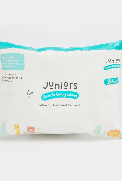 Junior Gentle Baby Wipes - 20 Pcs