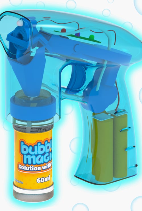 Bubble Magic Light Up Electronic Bubble Blaster