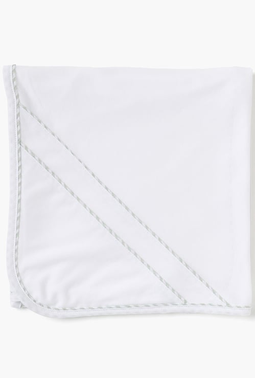 Giggles Piping Detail Receiving Blanket - 70x70 cm