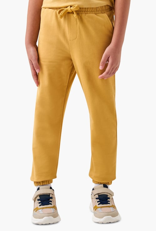 Juniors Applique Detail Joggers with Drawstring Closure and Pockets