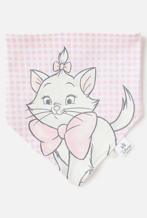 Marie Print Muslin Bib with Button Closure