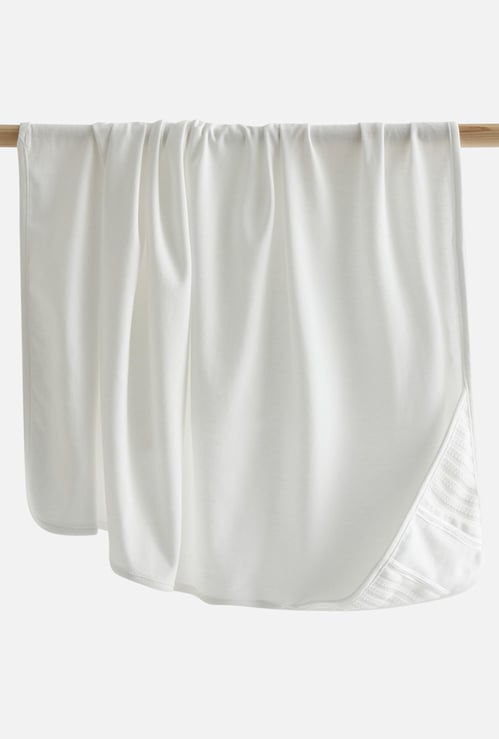 Giggles Textured Hooded Receiving Blanket - 70x70 cm