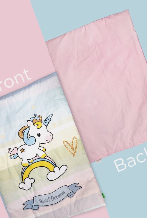 Nuluv Unicorn Print Baby Quilt