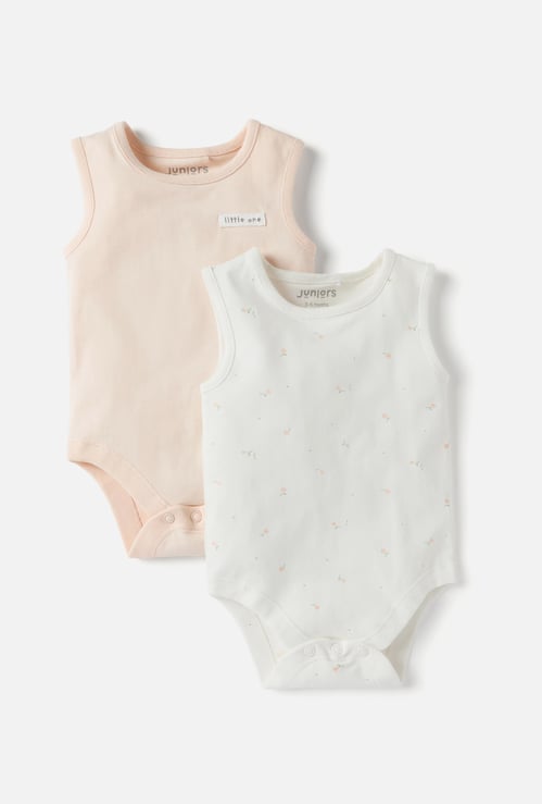 Juniors Assorted Sleeveless Bodysuit - Set of 2