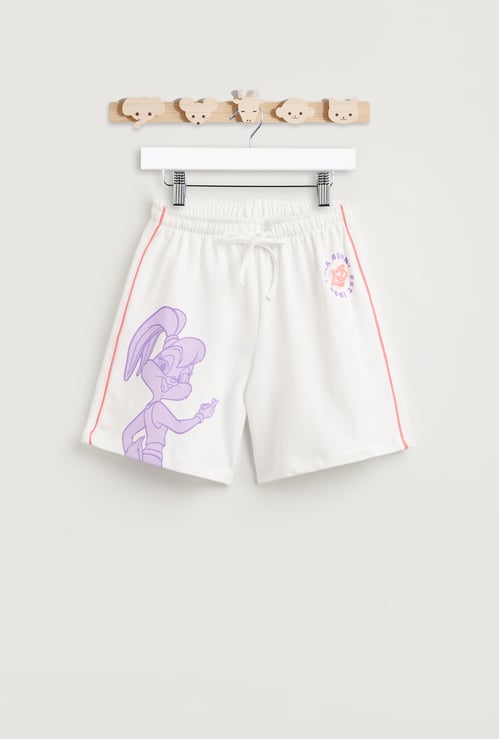 Juniors Looney Tunes Printed Shorts