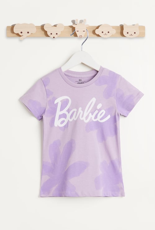Juniors Barbie Print T-shirt