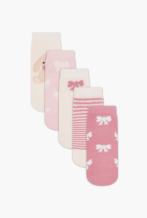 Juniors Printed Socks - Set of 5