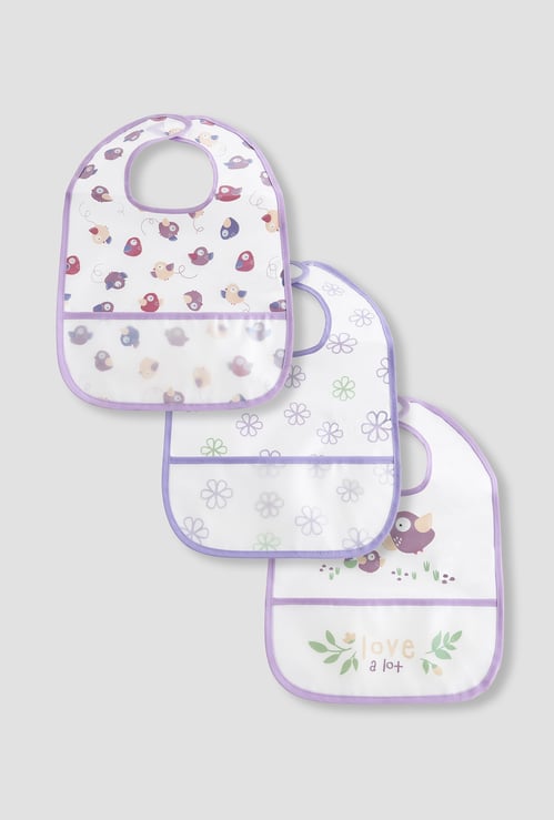 Juniors Printed Bib - Set of 3