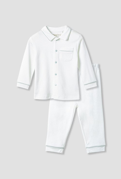 Giggles Printed Shirt and Pyjama Set