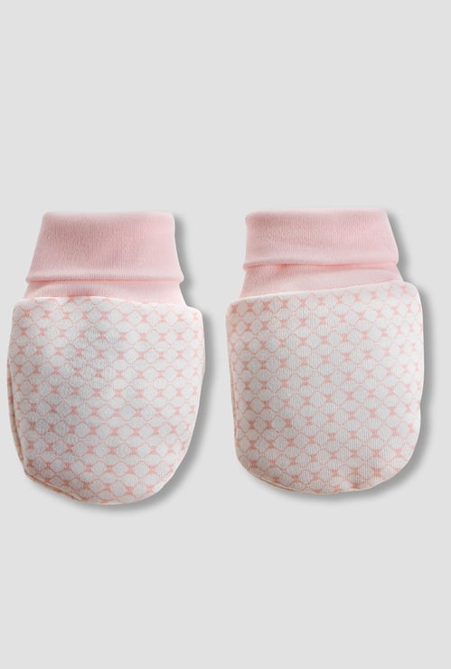 Giggles Printed Mittens