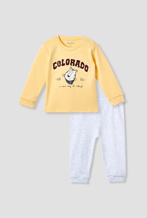 Juniors Colorado Applique T-shirt and Pyjama Set