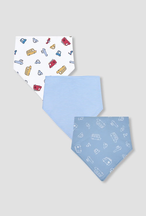 Juniors Printed Bib - Set of 3