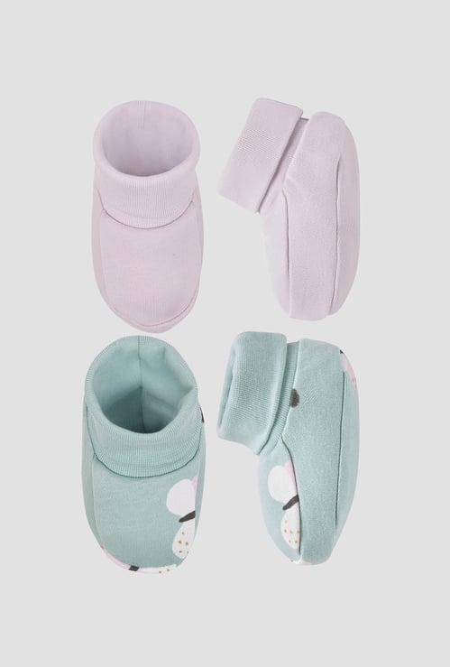 Juniors Assorted Booties with Cuffed Hem - Pair of 2