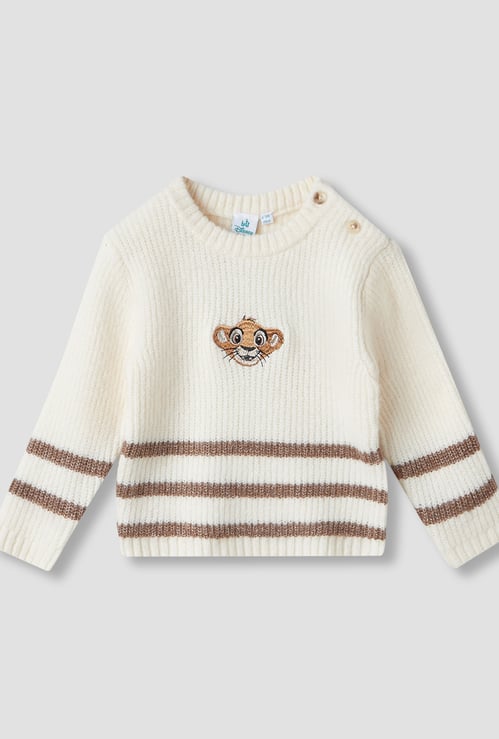 Simba Embroidered Pullover with Long Sleeves