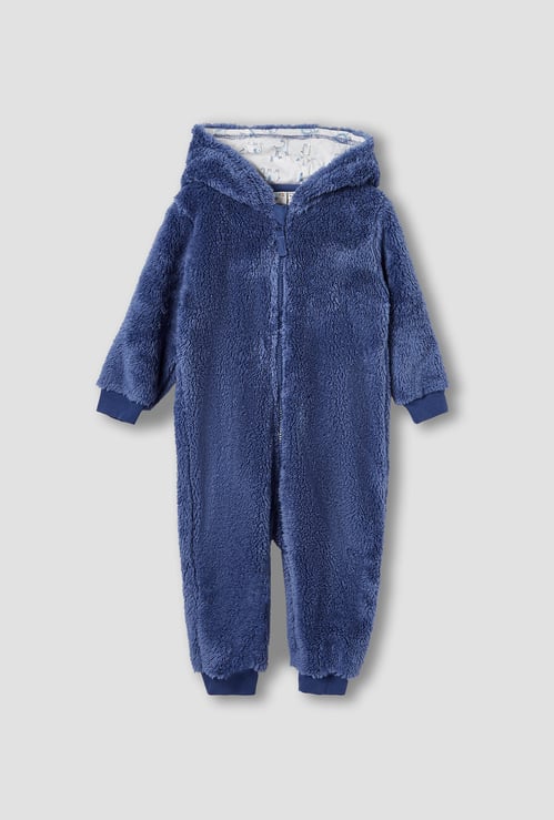 Juniors Hooded Coverall with Zip Closure