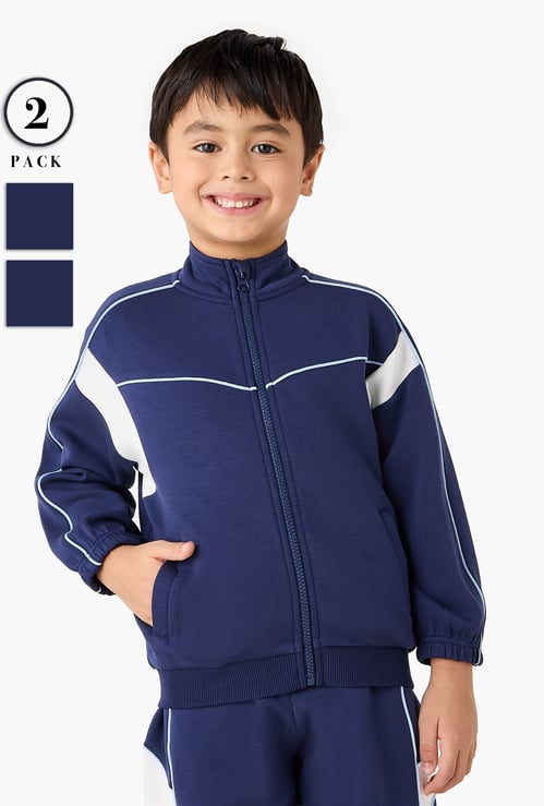 Juniors Panelled Sweatshirt and Joggers Set