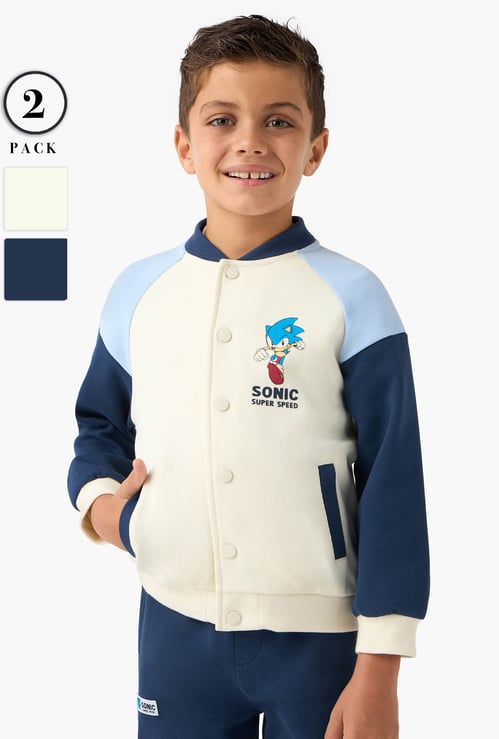 Juniors Sonic the Hedgehog Print Jacket and Joggers Set