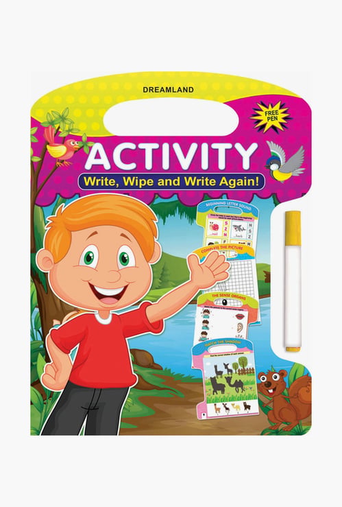 Dreamland Write and Wipe Activity Book