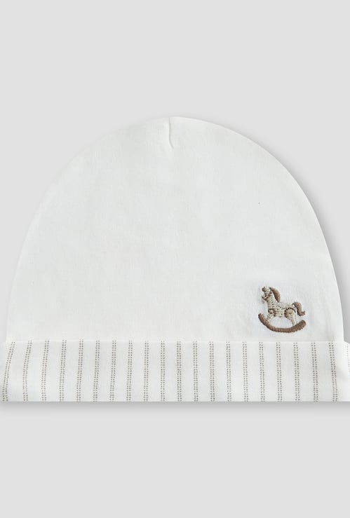 Giggles Rocking Horse Embroidered Beanie