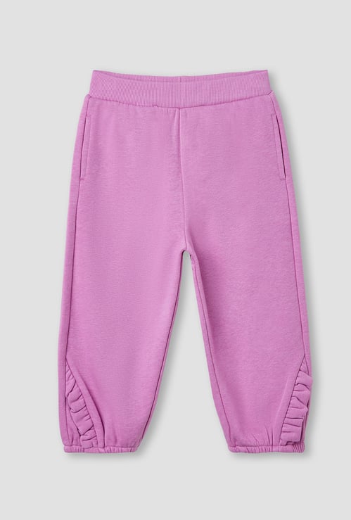 Juniors Ruffle Detail Joggers with Pockets