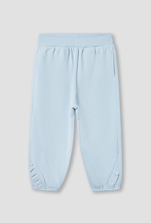 Juniors Ruffle Detail Joggers with Pockets