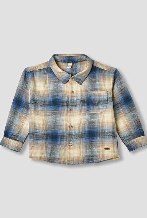 Giggles Checked Shirt with Long Sleeves