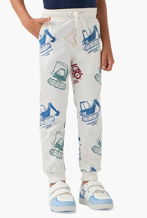 Juniors Printed Joggers with Pockets