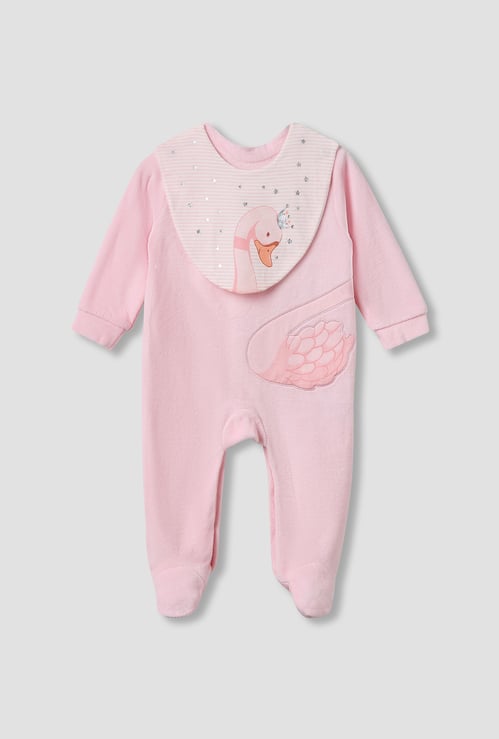 Juniors Printed Velour Sleepsuit