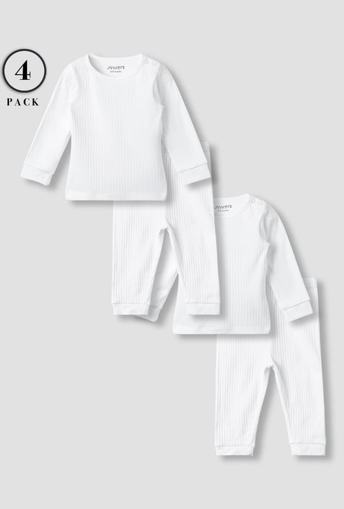 Juniors Ribbed T-shirt and Pyjama - Set of 2