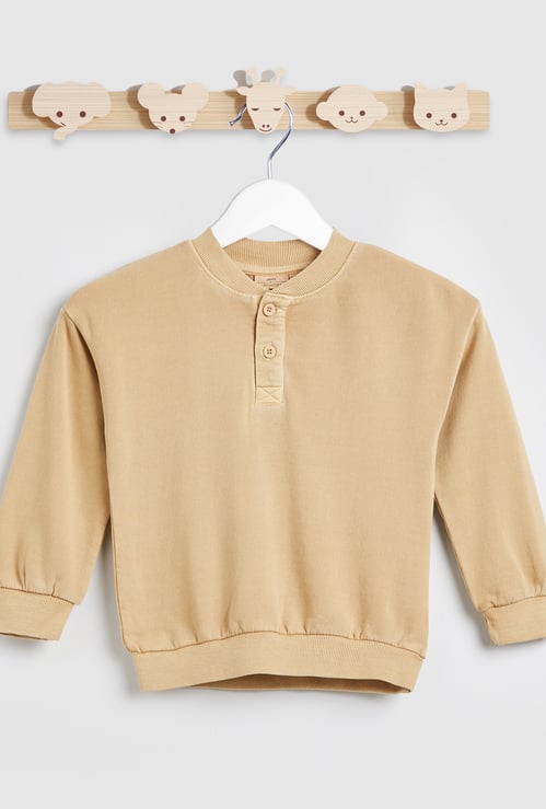 Juniors Solid Sweatshirt