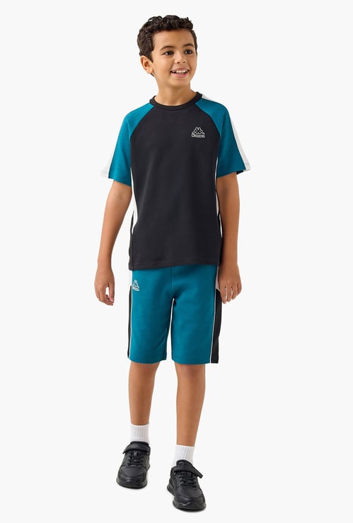 Raglan Sleeves T-shirt and Shorts Set