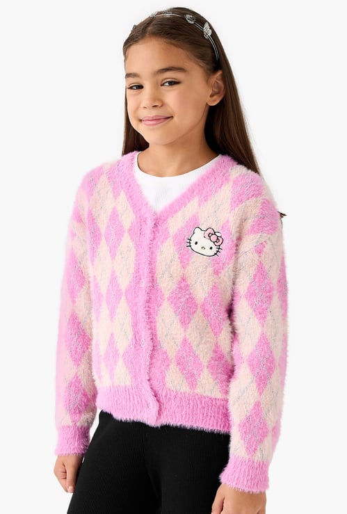 Hello Kitty V-neck Cardigan