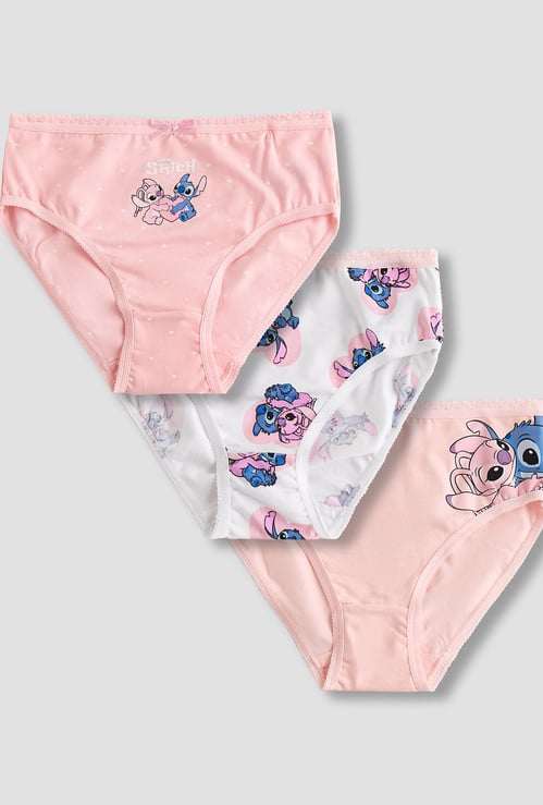Juniors Stitch Print Panties - Set of 3