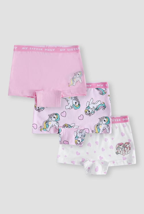 Juniors My Little Pony Print Boyshorts  - Set of 3