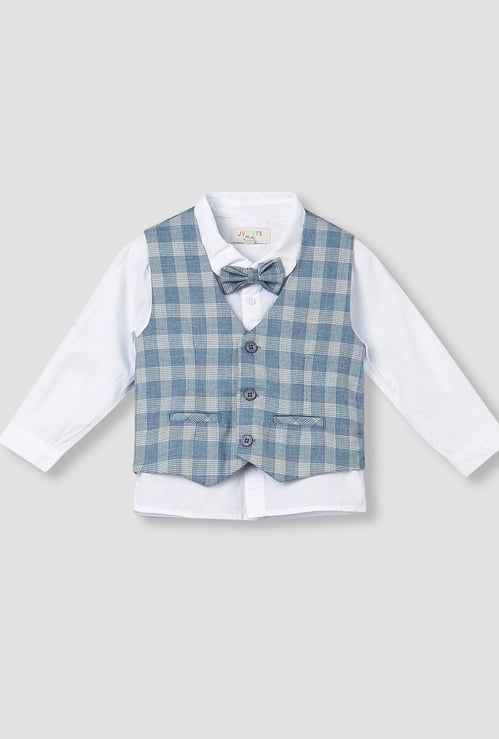 Juniors 4-Piece Checked Clothing Gift Set