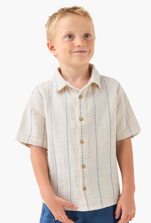 Juniors Striped Shirt