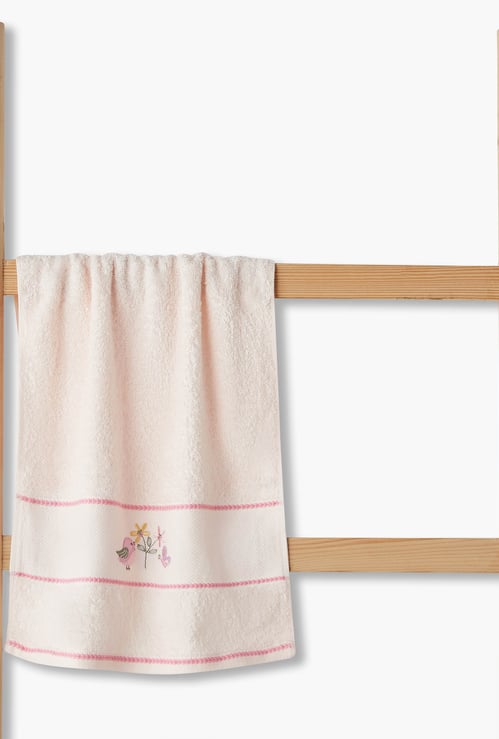 Juniors Embroidered Bath Towel - 38x76cm